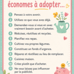 Une femme souriante adopte des habitudes économiques dans sa vie quotidienne.