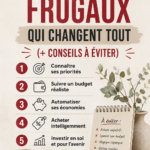 Une femme souriante entourée d'un environnement chaleureux, illustrant le concept de vie frugale.