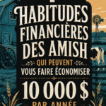 Illustration de femmes réfléchissant à leurs finances avec un mode de vie inspiré des Amish.