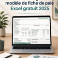 Modèle de fiche de paie Excel gratuit pour 2025