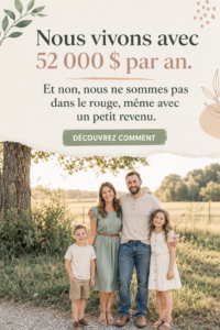 Femme souriante dans son salon, représentant une vie épanouie avec un budget modeste.