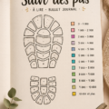 Un bullet journal ouvert avec des pages dédiées au suivi de lecture.