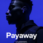 Logo de Payaway sur fond coloré, représentant une fintech moderne