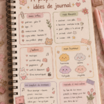 Une photo d'un journal intime ouvert avec un stylo, prêt à accueillir des pensées personnelles.