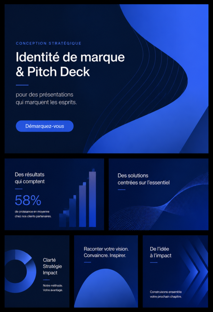 Éléments visuels d'une identité de marque moderne.