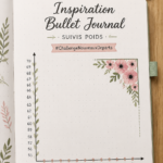 Femme souriante utilisant un Bullet Journal pour le suivi de poids