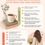 Une femme souriante planifiant un week-end sans dépenses avec des amis.