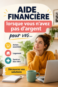 Femme heureuse consultant des informations sur les aides financières disponibles