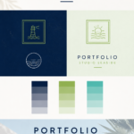 Portfolio en ligne avec un design attractif, montrant divers projets créatifs