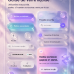 Application de verre liquide sur un écran de téléphone