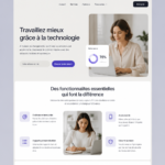 Design de page de services professionnels inspirants et attrayants