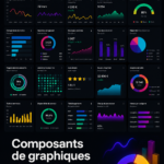 Kit UI gratuit pour graphiques sur Figma avec designs modernes