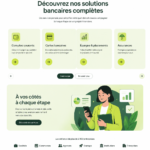 Exemple de modèle de site web bancaire pratique et élégant