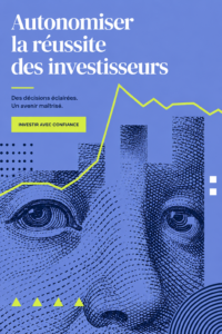 Femme souriante examinant des graphiques d'investissement sur une tablette, symbolisant le succès financier.