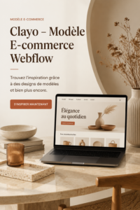 Template Clayo pour ecommerce avec design moderne