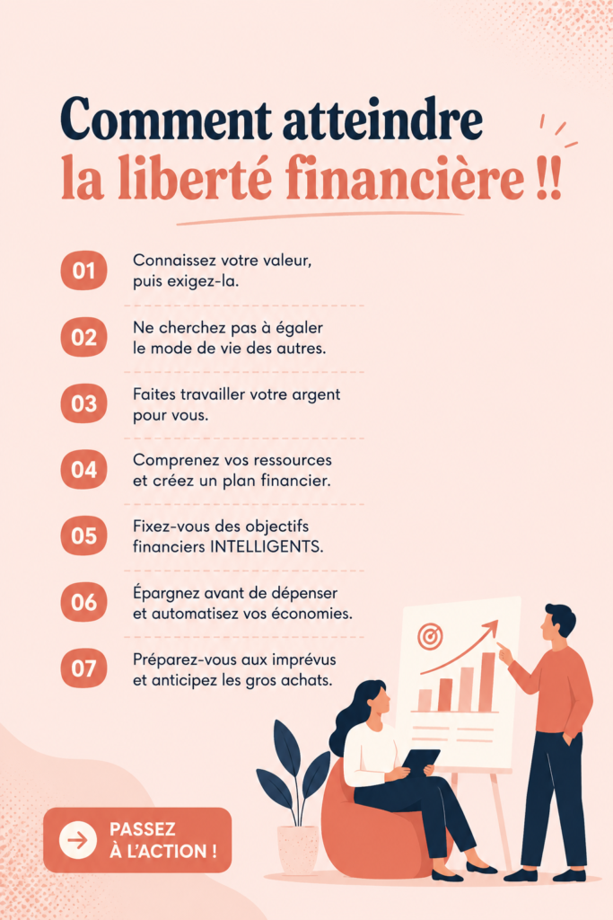 Femme souriante consultant ses finances avec un ordinateur et un carnet.