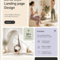 Landing page bento attrayante affichant des produits bien organisés.
