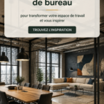 Espace de travail lumineux avec des éléments de décoration inspirants.