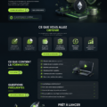Illustration d'une landing page efficace pour un cours en ligne sur la crypto