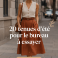 Une sélection de looks d'été professionnels pour le bureau, montrant des tenues élégantes et confortables.