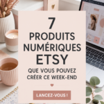 Femmes créant des produits numériques pour Etsy