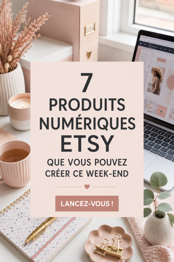 Femmes créant des produits numériques pour Etsy