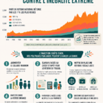 Visuel représentant des femmes s'unissant pour lutter contre les inégalités financières.