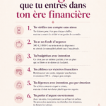 Femme mature regardant son budget avec un sourire et des tableaux financiers.