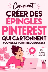 Une épingle Pinterest attrayante avec des conseils de marketing.