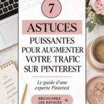 Une infographie sur les astuces Pinterest pour augmenter le trafic web