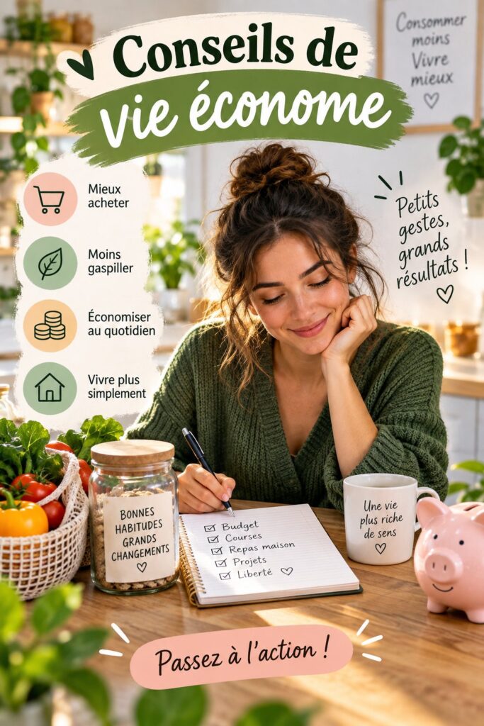 Femme souriante examinant son budget et prenant des notes pour mieux gérer ses finances personnelles.