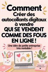 Une collection de stickers numériques colorés et créatifs, parfaite pour la vente en ligne.