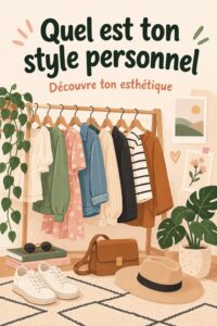 Femme découvrant son esthétique personnelle dans un cadre chaleureux
