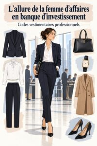 Femme d'affaires professionnelle dans un ensemble chic et élégant