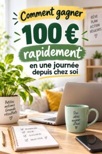 Gagner 100 € rapidement depuis chez soi avec des astuces pratiques