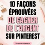 Femme utilisant Pinterest pour des idées de revenus