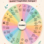 Une roue d'activités amusantes à essayer chez soi