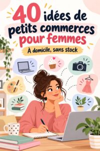 Idées de business à domicile pour femmes, avec un bureau bien organisé
