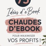 Couverture d'un eBook illustrant des idées rentables