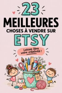 Une sélection de produits faits main présentés sur la plateforme Etsy.