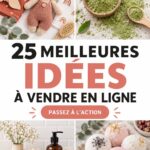 Femme utilisant un ordinateur pour vendre des produits en ligne, symbole de réussite financière.