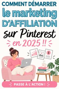 Femme utilisant Pinterest pour le marketing d'affiliation.