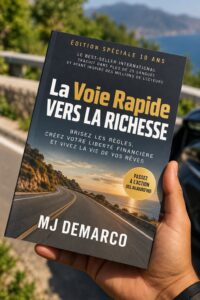 Un livre sur la méthode Fastlane des millionnaires, symbolisant la réussite financière.
