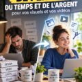 Illustration d'un processus de design optimisé par l'intelligence artificielle.
