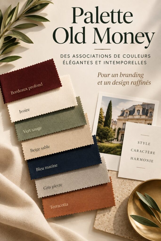 Palette de couleurs élégantes pour un design intemporel