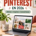 Femme utilisant Pinterest pour gérer son budget personnel en 2025.