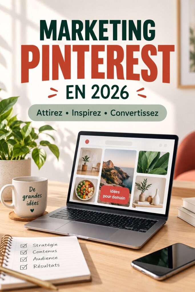 Femme utilisant Pinterest pour gérer son budget personnel en 2025.