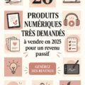 Femme souriante tenant un ordinateur portable, représentant la vente de produits numériques.