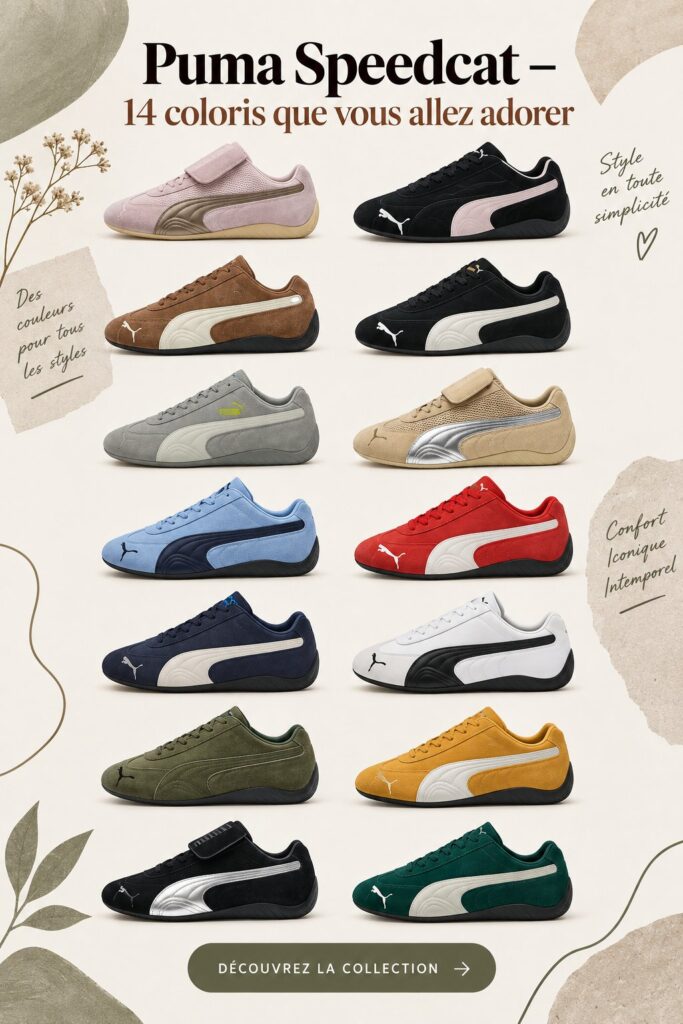 Puma Speedcat en 14 couleurs tendance