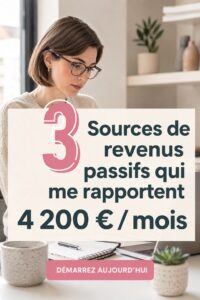 Femme réfléchissant à des options de revenus passifs pour améliorer son budget